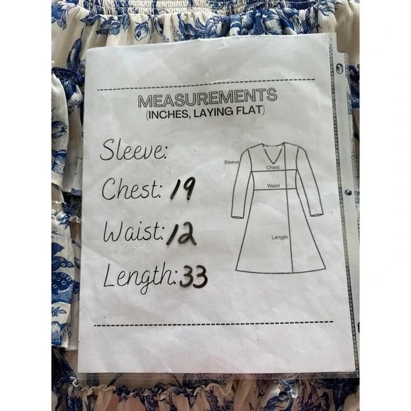 Express Women XS Floral‎ Ruffled Mini Dress Mocked Neck Summer Boho Cottagecore - Picture 8 of 9